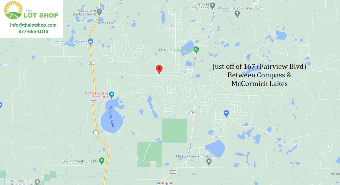 Lot For Sale Compass Lake Hills Jackson FL 1.166 acres, Camping